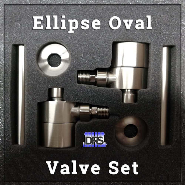 Ellipse Oval Radiator Valve Set