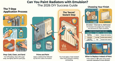 Can You Paint Radiators with Emulsion? (UK 2026 Guide)