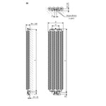 Terma Ribbon Vertical Designer Radiator