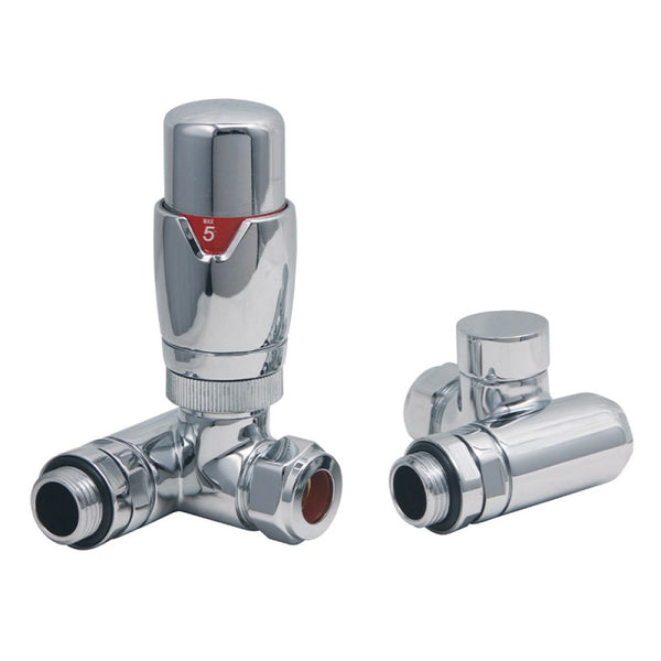 DRS Contemporary Dual Fuel Corner TRV Set