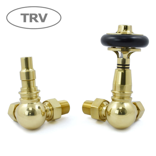 DRS Amberley Traditional Polished Brass Corner TRV