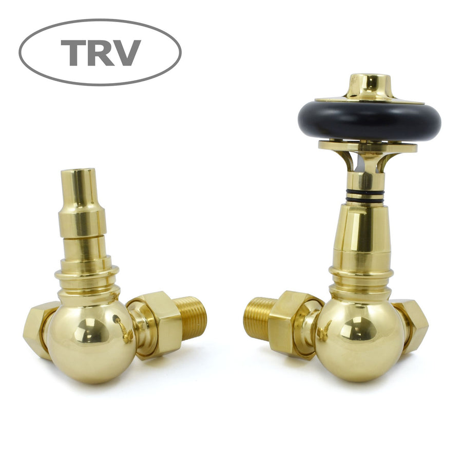 DRS Amberley Traditional Polished Brass Corner TRV