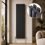 Aura Alma Double Oval Vertical Designer Radiator
