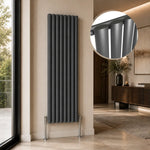 Aura Alma Single Oval Vertical Designer Radiator