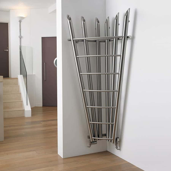 Aeon Bamboo Corner Steel Designer Vertical Radiator