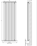 DRS Slimline Vertical Radiator Sleek Modern Limited Stock