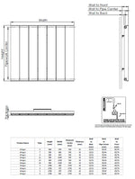 Kartell Allegro Single Vertical Designer Radiator