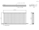 Kartell Boston Double Horizontal Designer Radiator