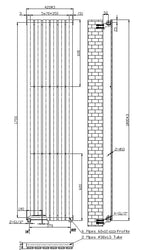 Kartell Boston Double Vertical Designer Radiator