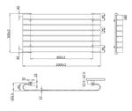 Kartell Denver Horizontal Rail Designer Radiator