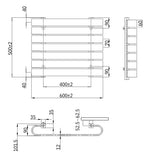 Kartell Denver Horizontal Rail Designer Radiator