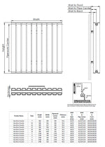 Kartell Hamilton Double Horizontal Designer Radiator