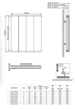 Kartell Quebec Double Vertical Designer Radiator