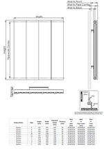 Kartell Quebec Single Vertical Designer Radiator