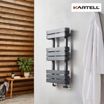 Kartell Tampa Vertical Matt Anthracite Towel Rail Radiator