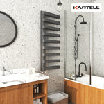 Kartell Texas Vertical Matt Anthracite Towel Rail Radiator