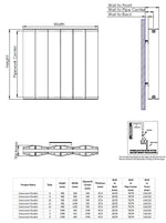 Kartell Vancouver Double Vertical Designer Radiator