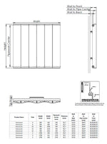 Kartell Vancouver Single Horizontal Designer Radiator