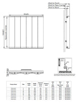 Kartell Vancouver Single Vertical Designer Radiator