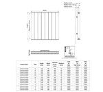 Kartell Victoria Double Horizontal Designer Radiator
