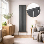 Aura Luna Single Flat Vertical Designer Radiator