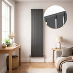 Aura Luna Single Flat Vertical Designer Radiator