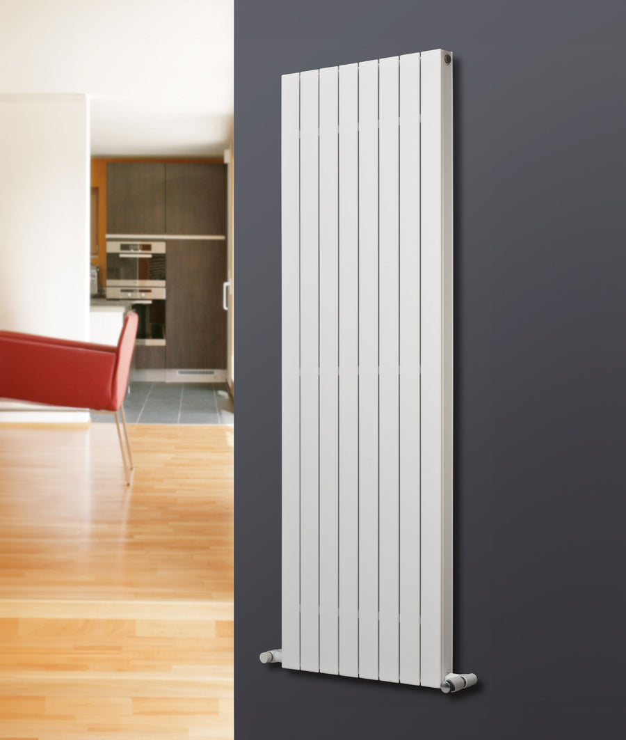 Eucotherm Mars Duo Deluxe Flat Panel Steel Designer Vertical Radiator