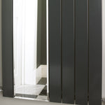 Eucotherm Mars Mirror Flat Panel Steel Designer Vertical Radiator