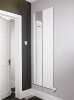 Eucotherm Mars Mirror Flat Panel Steel Designer Vertical Radiator