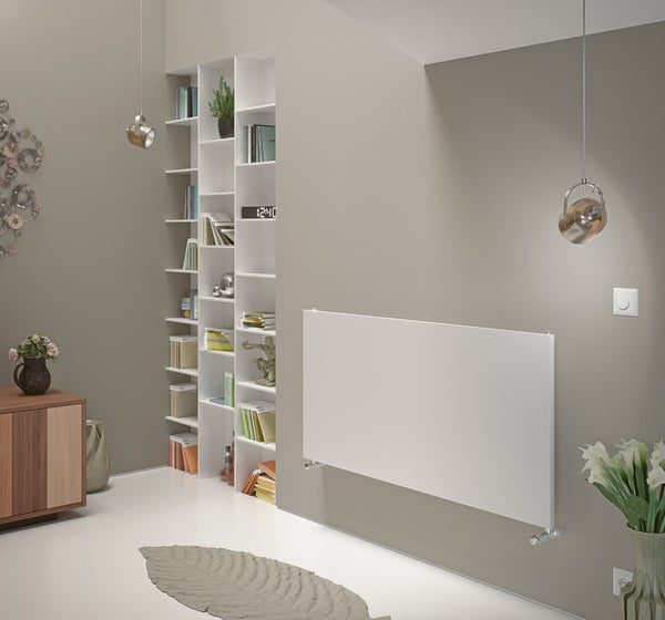 Eucotherm Mars Plus Solid Flat Panel Steel Designer Horizontal Radiator