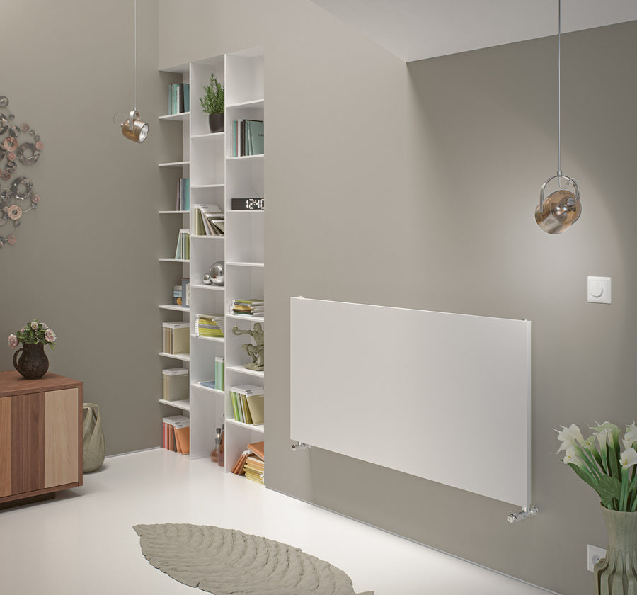 Eucotherm Mars Plus Solid Flat Panel Steel Designer Horizontal Radiator