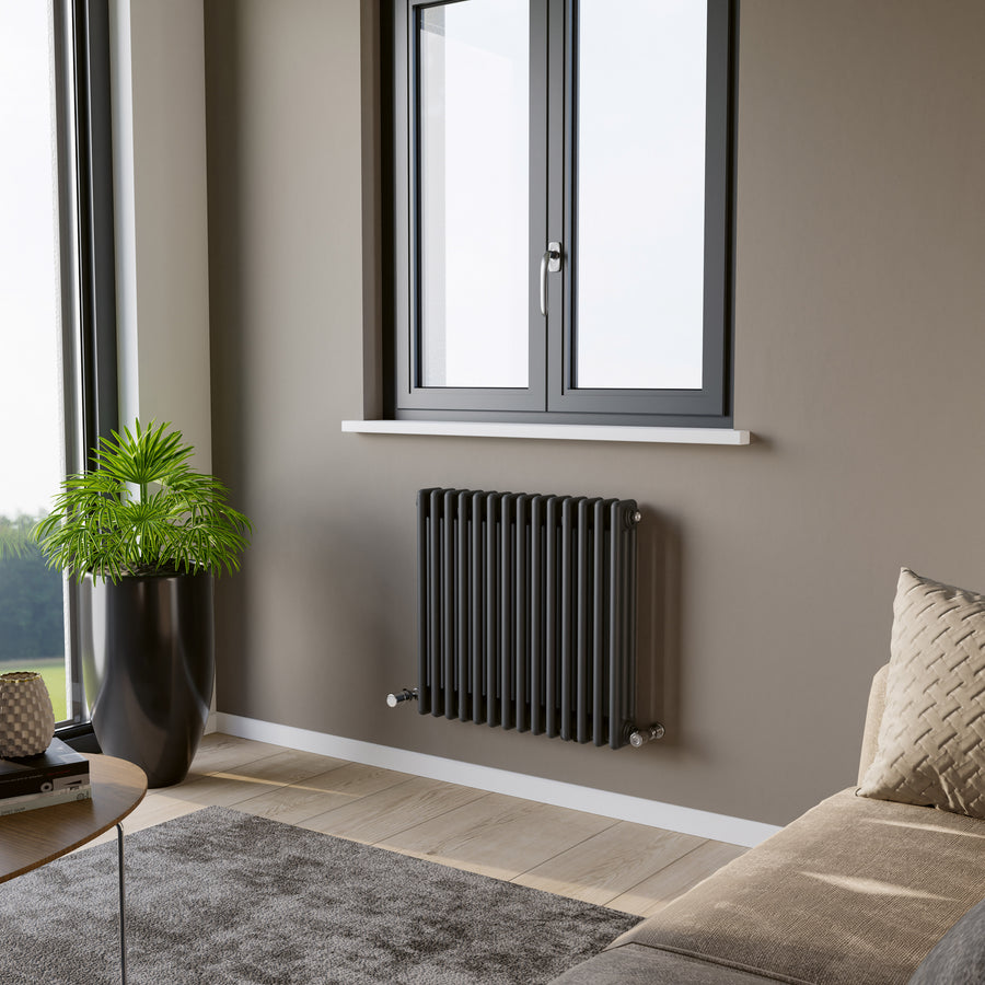 Eucotherm Phoenix 3 Column Steel Designer Horizontal Radiator