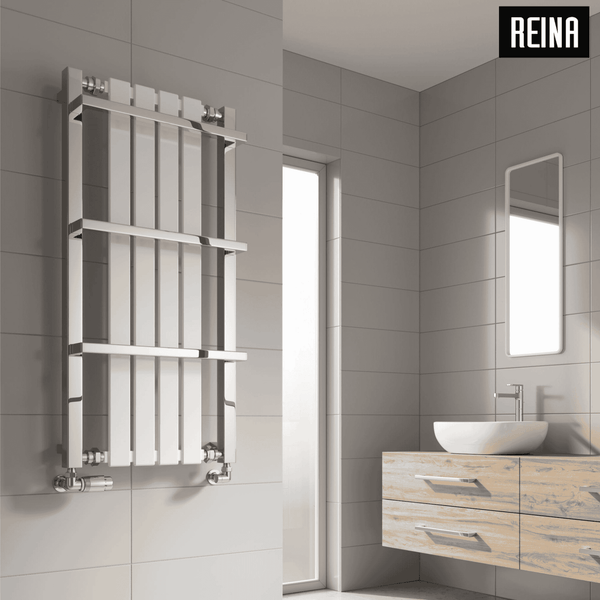 Reina Ashen Designer Towel Radiator