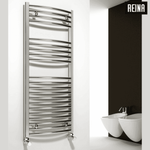 Reina Diva Curved Chrome Designer Towel Rail