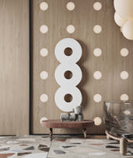 Carisa Ex Display Rochester Textured White Designer Vertical Radiator