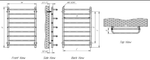 Reina Belbo Designer Towel Radiator