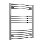 Reina Capo Curved Chrome Towel Rail