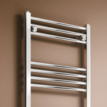 Reina Capo Curved Chrome Towel Rail