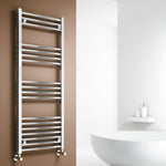 Reina Capo Curved Chrome Towel Rail