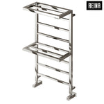 Reina Elvina 2 Polished Chrome Designer Towel Rail