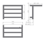 Reina Elvina Designer Towel Radiator