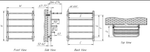 Reina Elvo Designer Stainless Steel Towel Rail