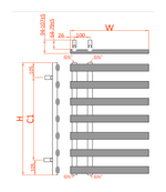 Reina Grace Designer Towel Radiator