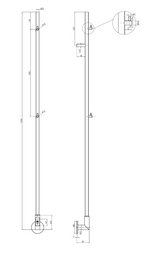 Reina Ines Designer Electric Towel Radiator