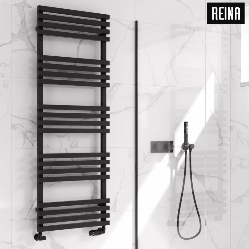 Reina Kale Designer Steel Bathroom Towel Rail