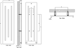 Reina Line Designer Vertical Radiator