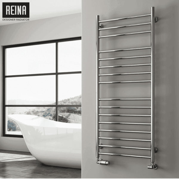 Reina Luna Flat Stainless Steel Towel Radiator
