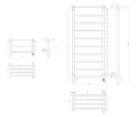 Reina Maira Designer Electric Towel Radiator