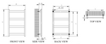 Reina Mina Stainless Steel Towel Rail