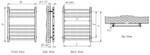 Reina Misa Designer Towel Radiator